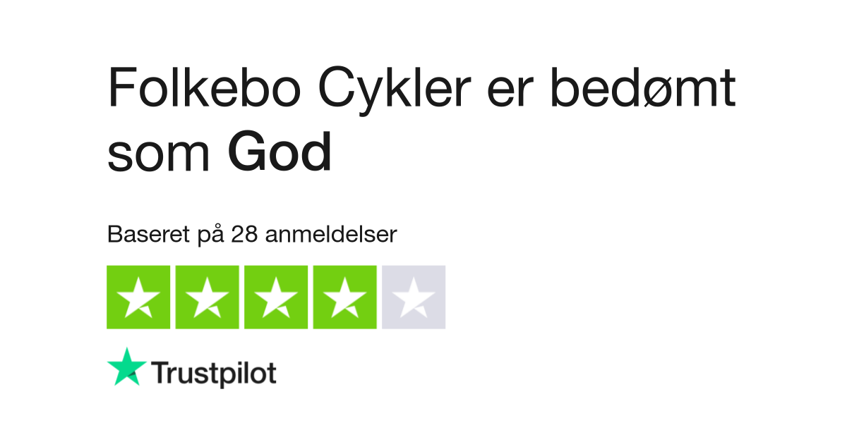 Kvæle usikre Enlighten Anmeldelser af Folkebo Cykler | Læs kundernes anmeldelser af  folkebocykler.dk