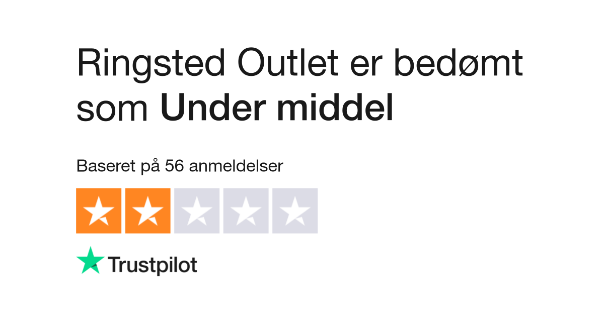 Anmeldelser af Ringsted Læs kundernes anmeldelser af ringstedoutlet.dk