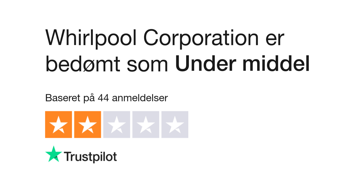 pause bekræfte Spekulerer Anmeldelser af Whirlpool Corporation | Læs kundernes anmeldelser af  kitchenaid.dk