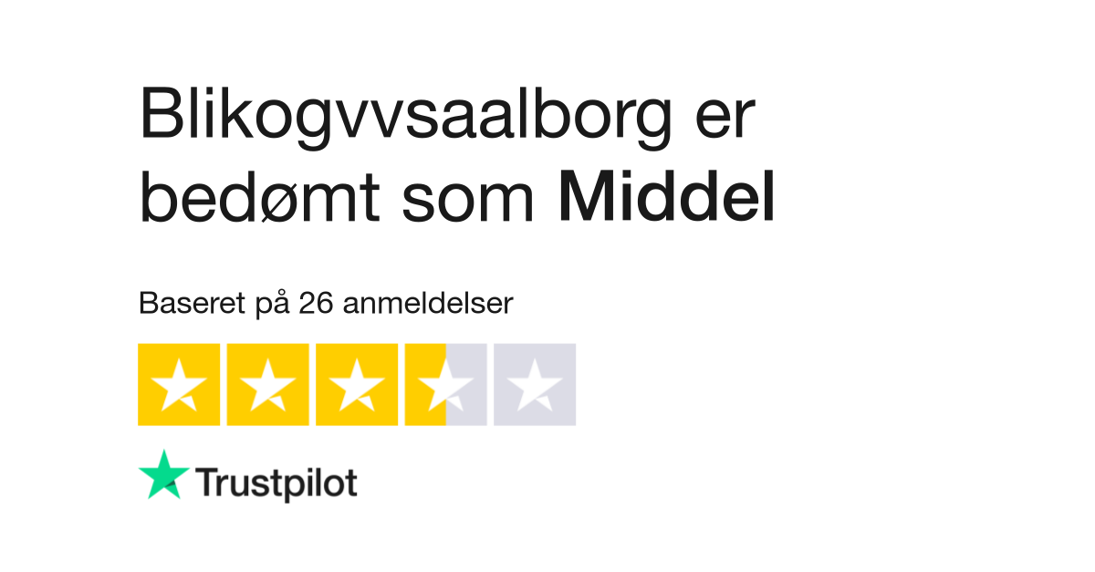 Demontere Marvel Fremmed Anmeldelser af Blikogvvsaalborg | Læs kundernes anmeldelser af  www.blikogvvsaalborg.dk