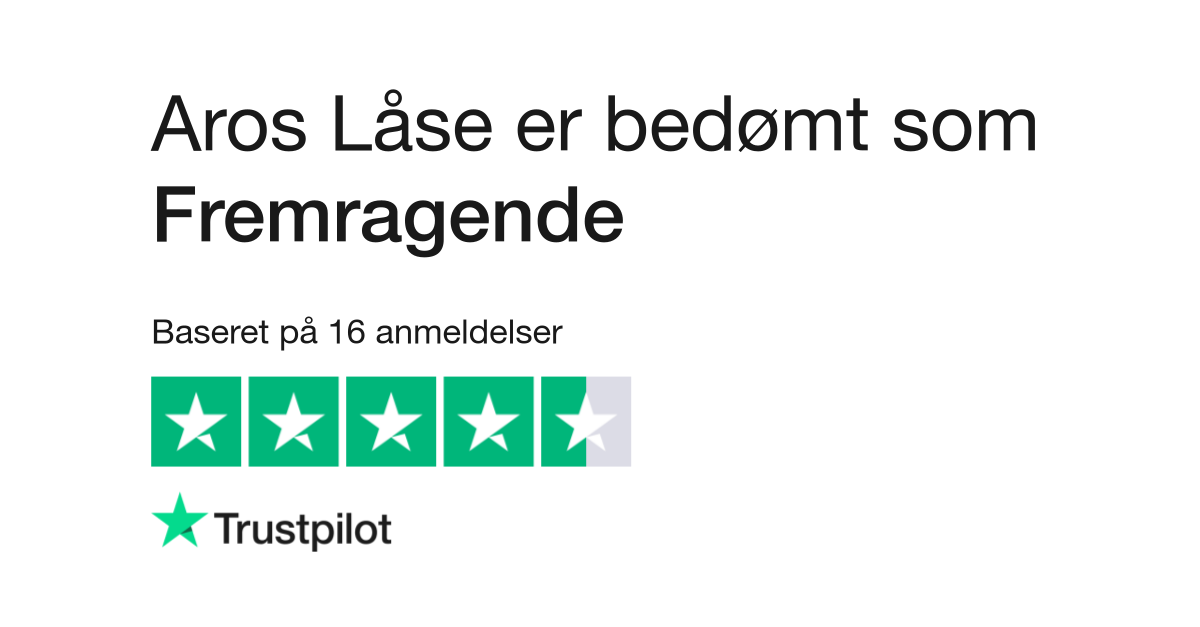 Anmeldelser af | Læs kundernes anmeldelser www.aros-laase.dk