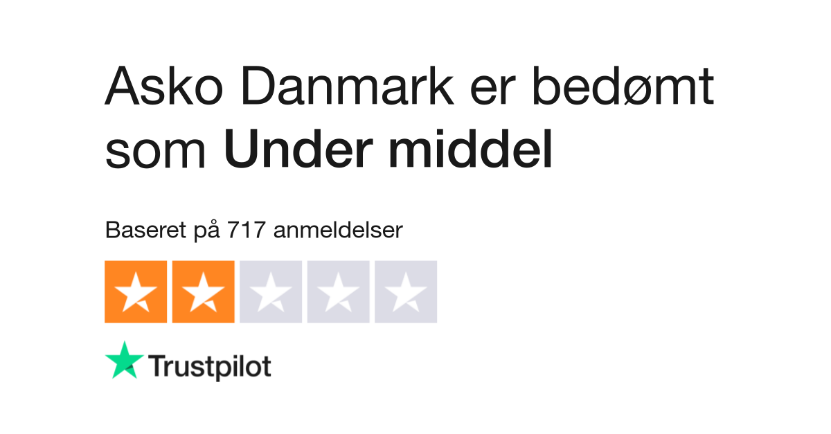 arv Lydig slå Anmeldelser af Asko Danmark | Læs kundernes anmeldelser af dk.asko.com