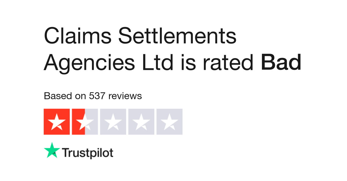 Claims Settlements Agencies Ltd Reviews Read Customer Service Reviews Of Www Csal Co Uk