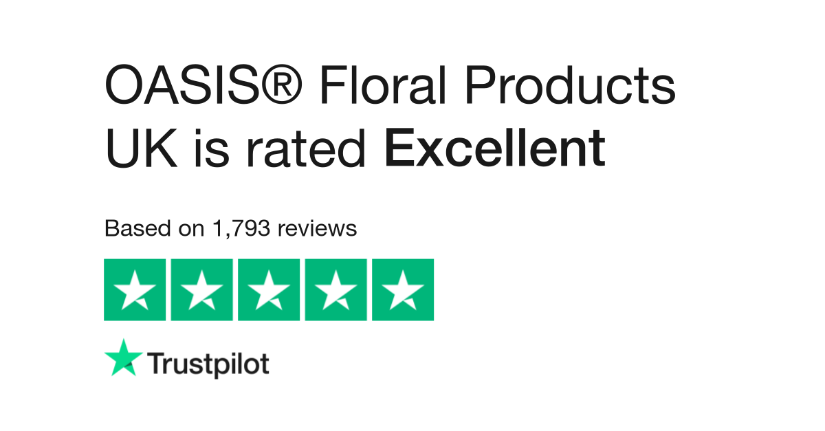 OASIS® Floral Products UK Reviews | Read Customer Service Reviews of