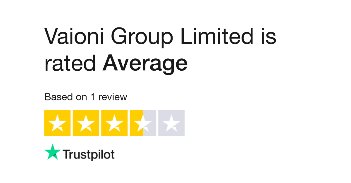 Vaioni Group Limited Reviews | Read Customer Service Reviews of vaioni.com