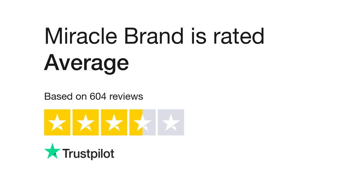 Miracle Brand Reviews  Read Customer Service Reviews of www