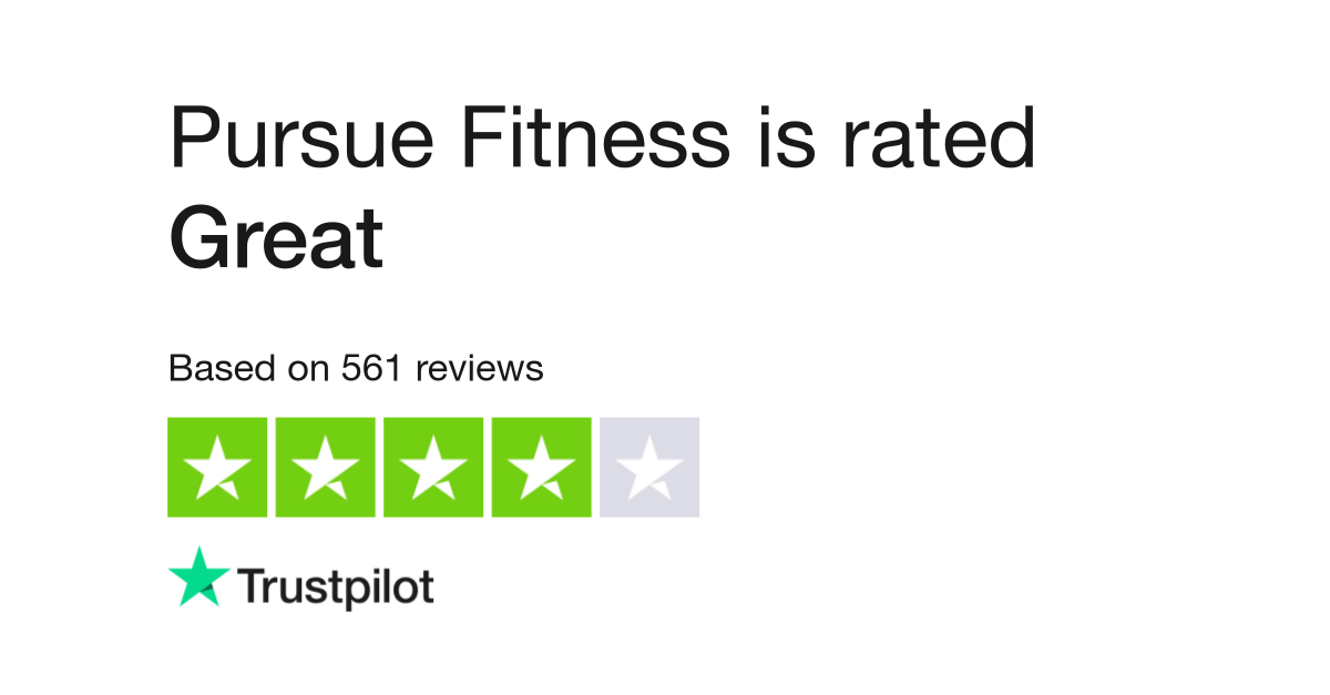 Pursue Fitness Reviews, Read Customer Service Reviews of  www.pursuefitness.com