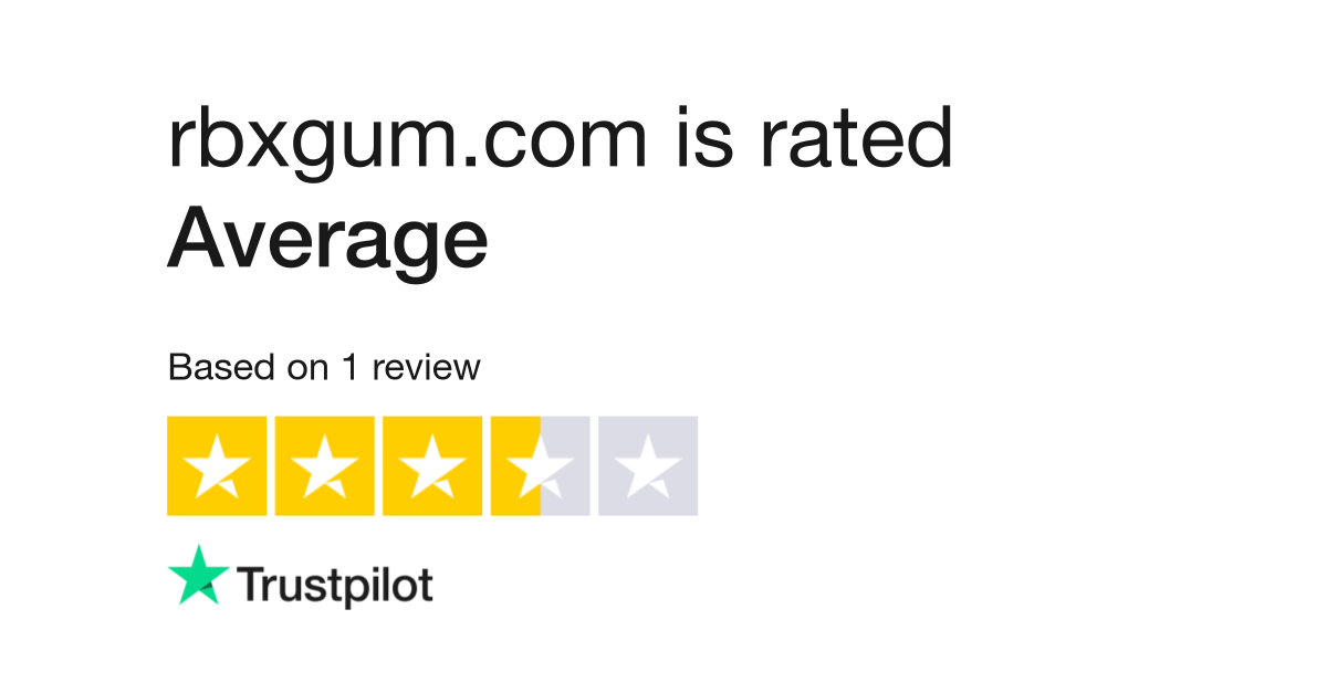 rbxgum.com Reviews  Read Customer Service Reviews of www.rbxgum.com