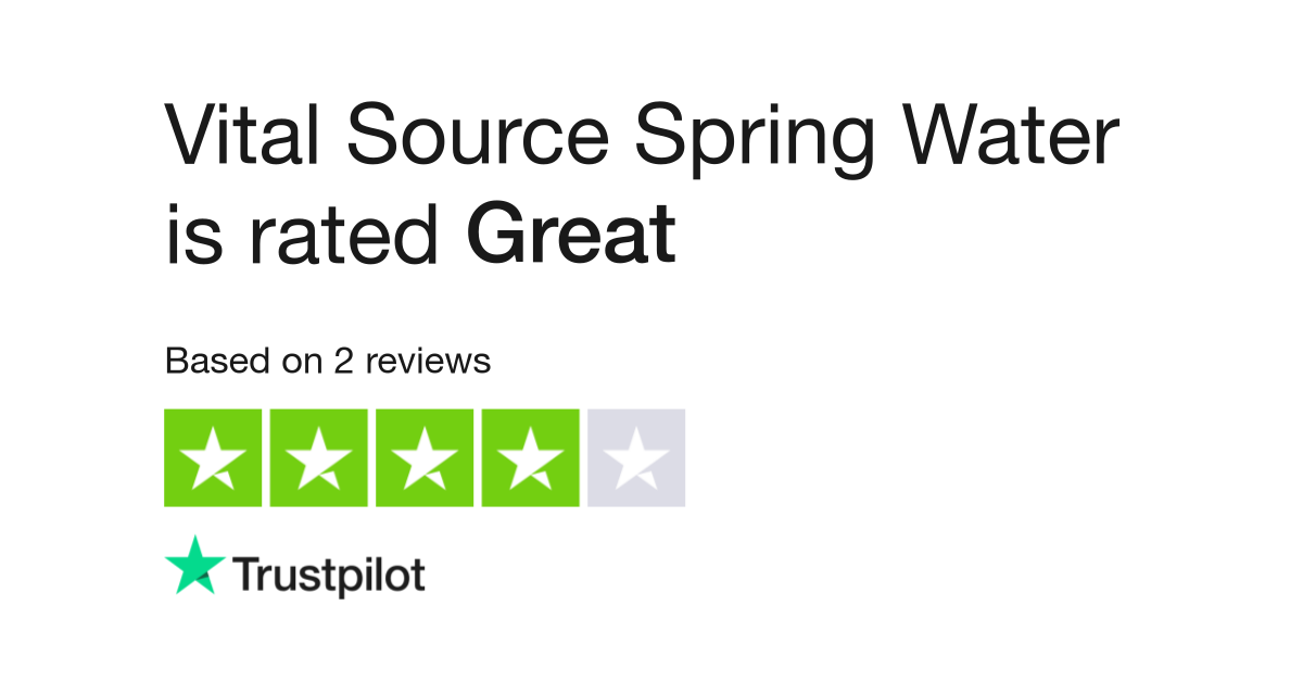 Vital Source Spring Water Reviews Read Customer Service Reviews