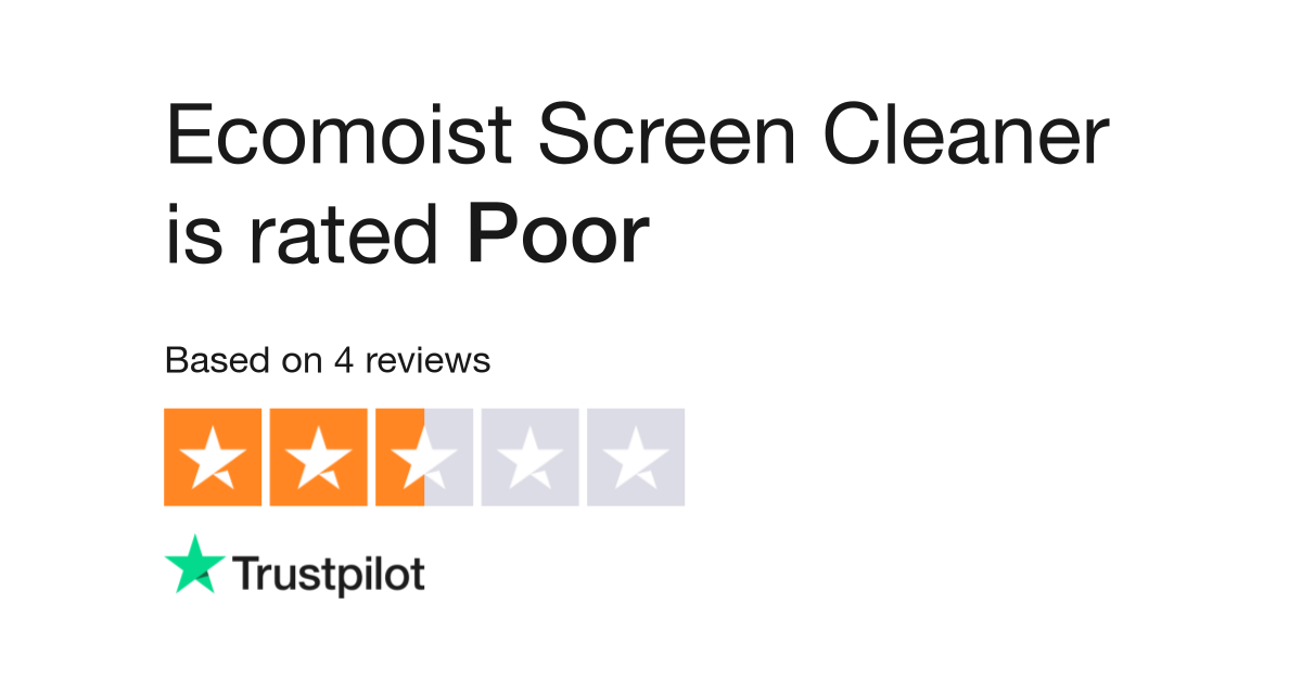 Ecomoist Screen Cleaner Reviews  Read Customer Service Reviews of ecomoist .co.uk