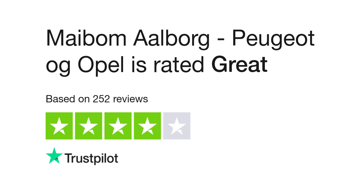 obligatorisk genetisk gentage Maibom Aalborg - Peugeot og Opel Reviews | Read Customer Service Reviews of  www.maibom.dk