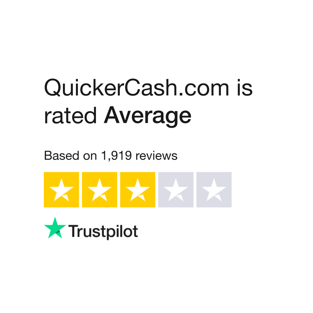 Read Customer Service Reviews of quickercash.com | 89 of 97