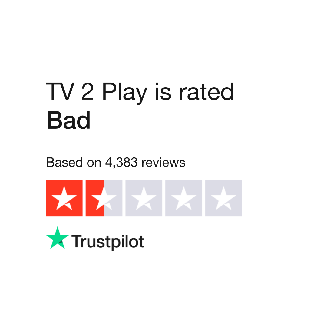 Fryse Kompatibel med budget TV 2 Play Reviews | Read Customer Service Reviews of play.tv2.dk