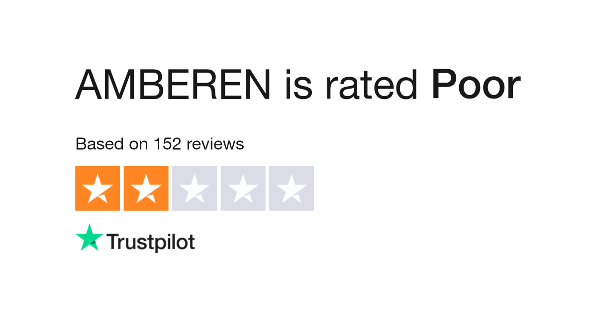 Read Customer Service Reviews of amberen.com