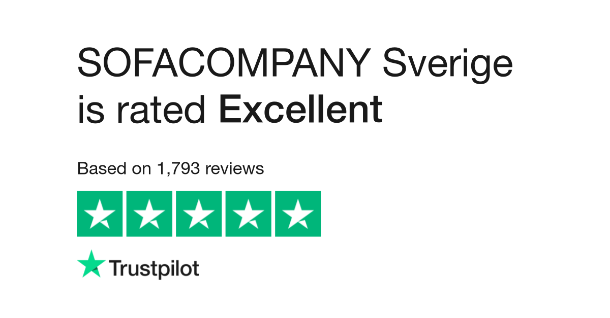 håber transportabel Springboard SOFACOMPANY Sverige Reviews | Read Customer Service Reviews of se. sofacompany.com