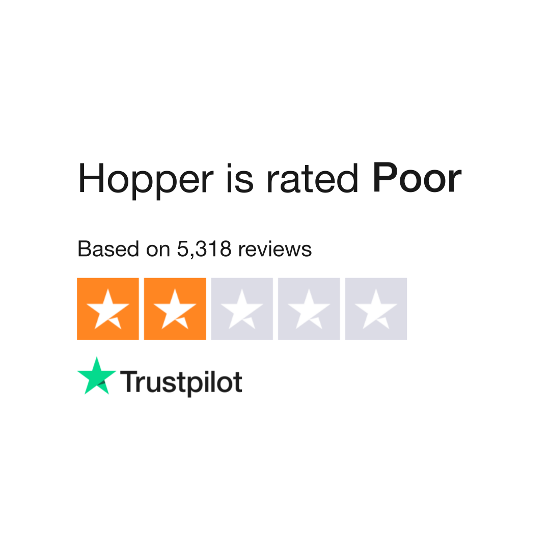 Read Customer Service Reviews of hopper.com - Trustpilot