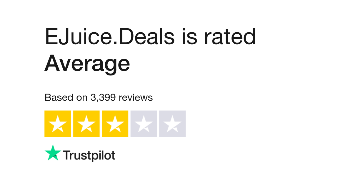 Ejuice Deals Reviews Read Customer Service Reviews Of Ejuice Deals