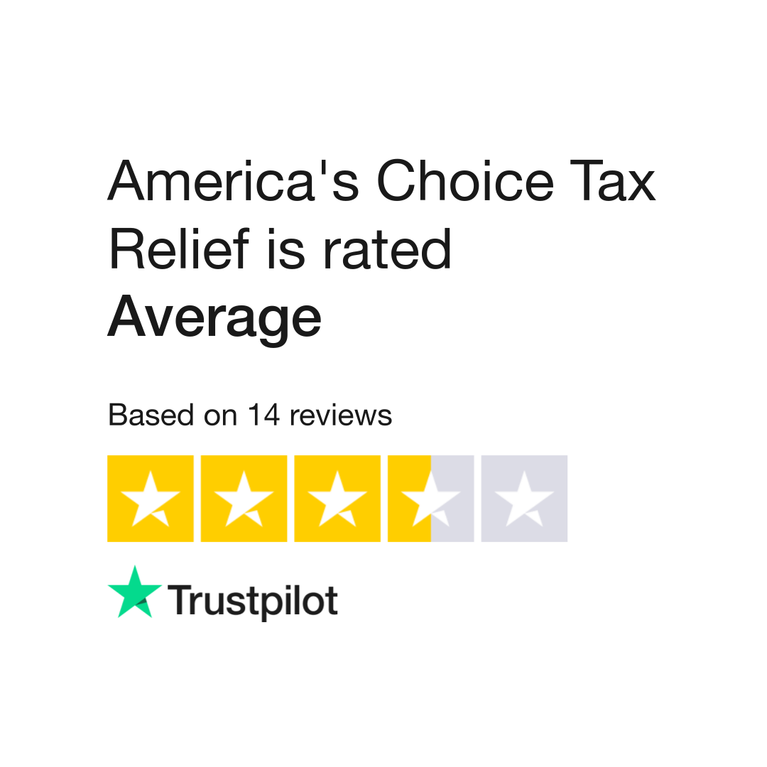 America's Choice Tax Relief Reviews | Read Customer Service ...
