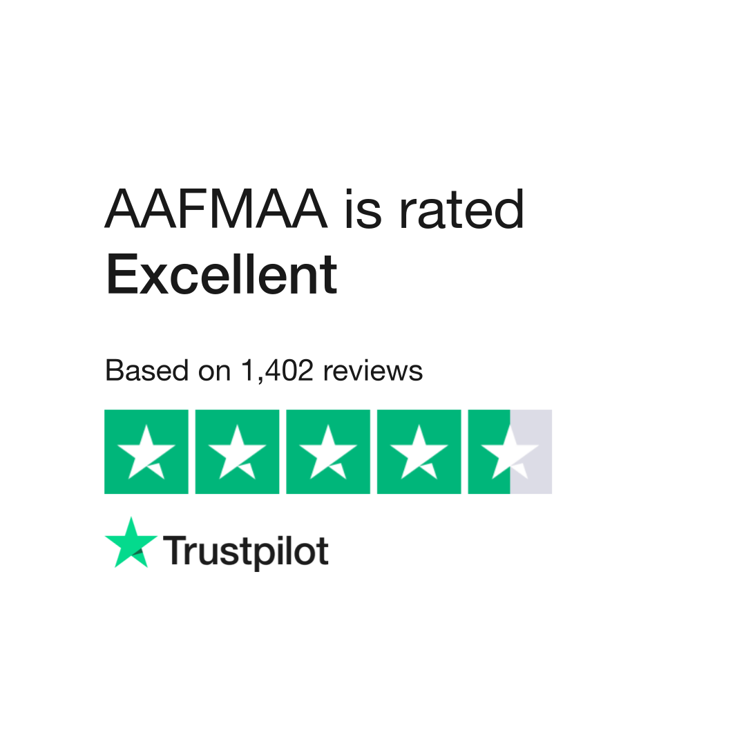 Read Customer Service Reviews of www.aafmaa.com