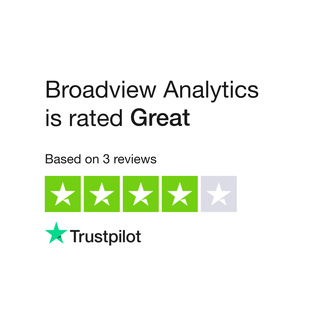 Broadview Analytics Reviews | Read Customer Service Reviews of