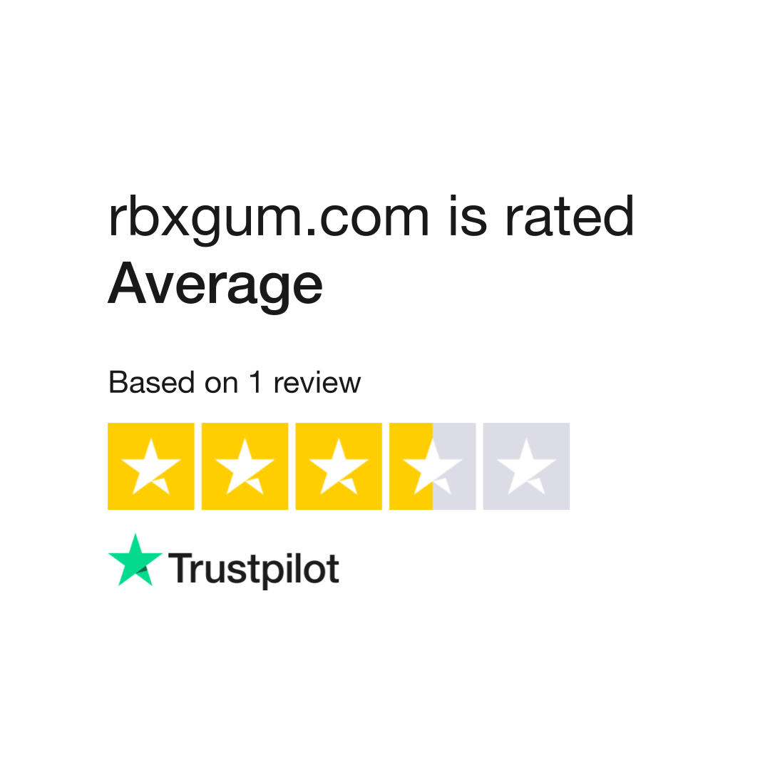 rbxgum.com Reviews  Read Customer Service Reviews of www.rbxgum.com