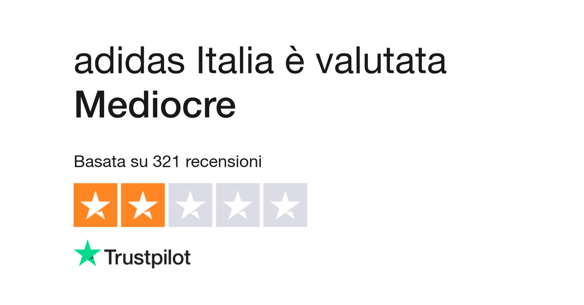 adidas Italia | Leggi le recensioni dei servizi di adidas.it