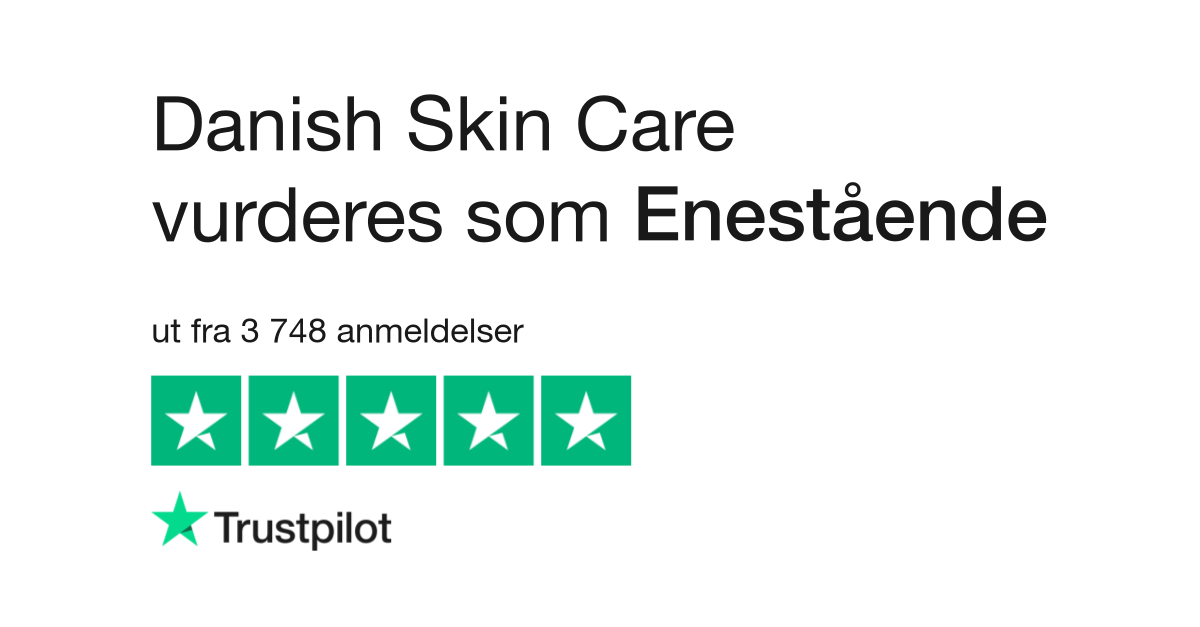brevpapir Association samling Anmeldelser av Danish Skin Care | Les kundenes anmeldelser av  danishskincare.dk