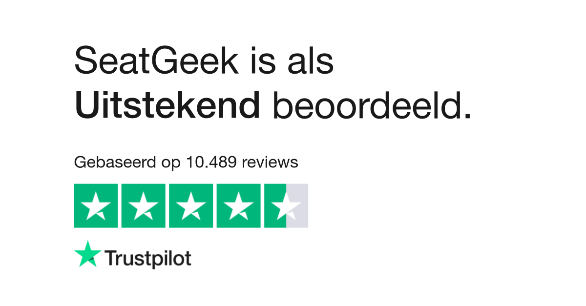 Seatgeek Reviews Bekijk