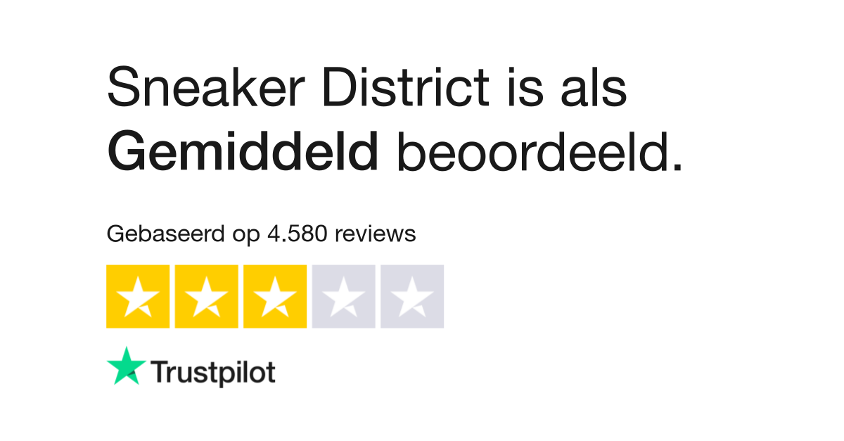 Dusver middelen verkoopplan Sneaker District reviews | Bekijk consumentenreviews over sneakerdistrict.nl