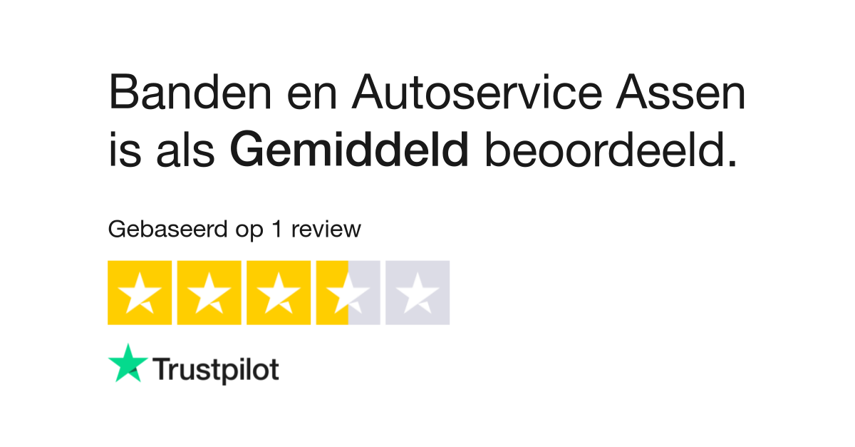 deur koken politicus Banden en Autoservice Assen reviews | Bekijk consumentenreviews over  bandenenautoserviceassen.nl