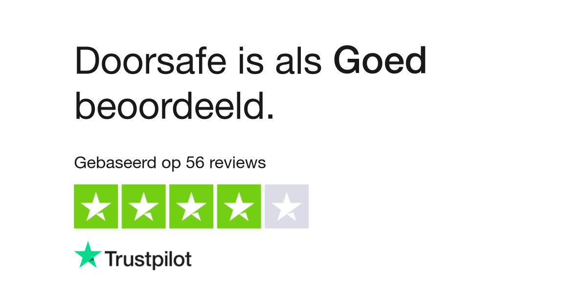 Prestatie Vaardigheid Van God Doorsafe reviews | Bekijk consumentenreviews over www.doorsafe.nl