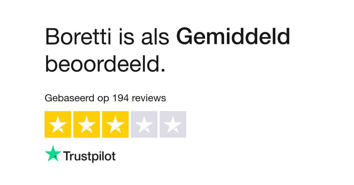 Onweersbui Getand man Boretti reviews | Bekijk consumentenreviews over www.boretti.com
