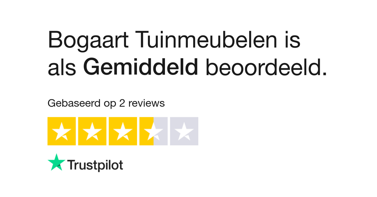 Executie Gedeeltelijk Bang om te sterven Bogaart Tuinmeubelen reviews | Bekijk consumentenreviews over  tuinkussenshop.nl