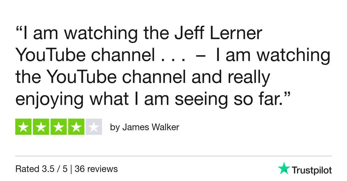 James Walker gave jefflernerofficial.com 4 stars. Check out the full review...